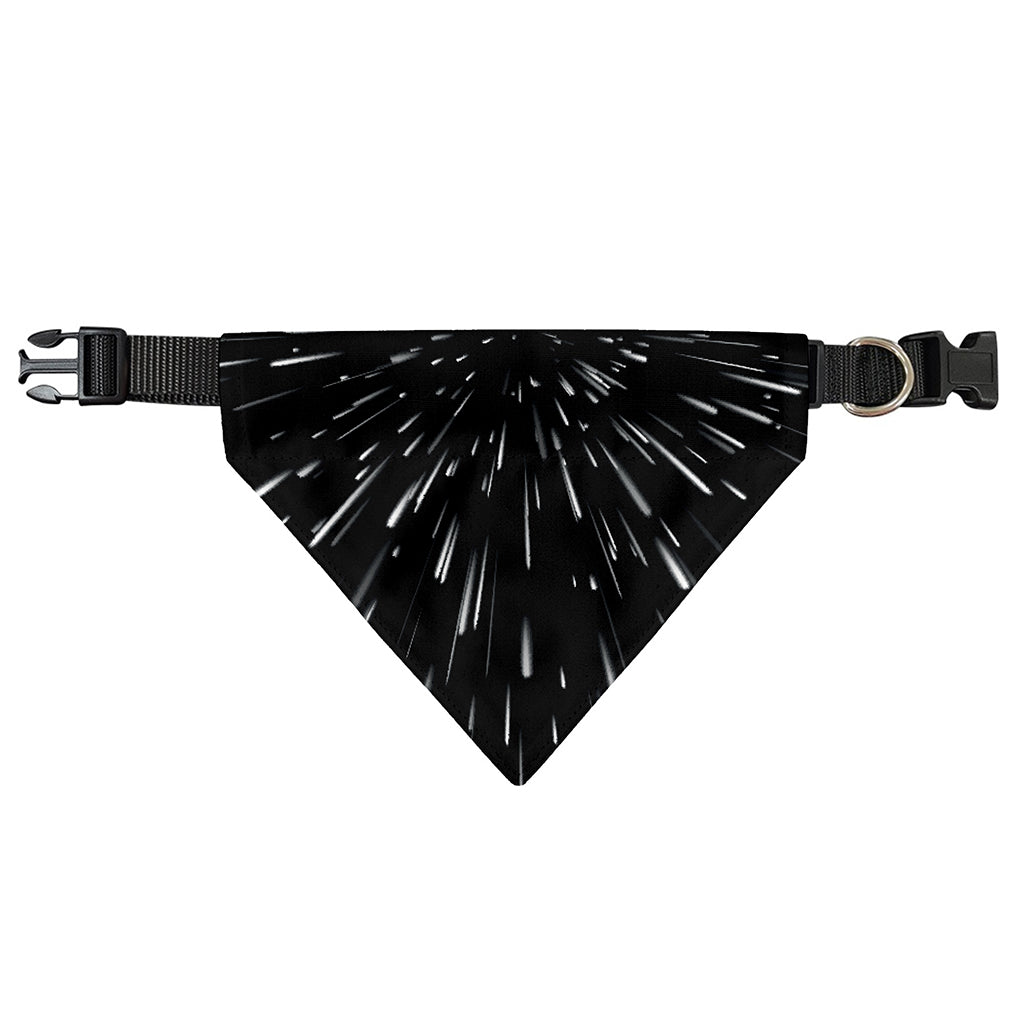 Galaxy Hyperspace Print Over The Collar Dog Bandana