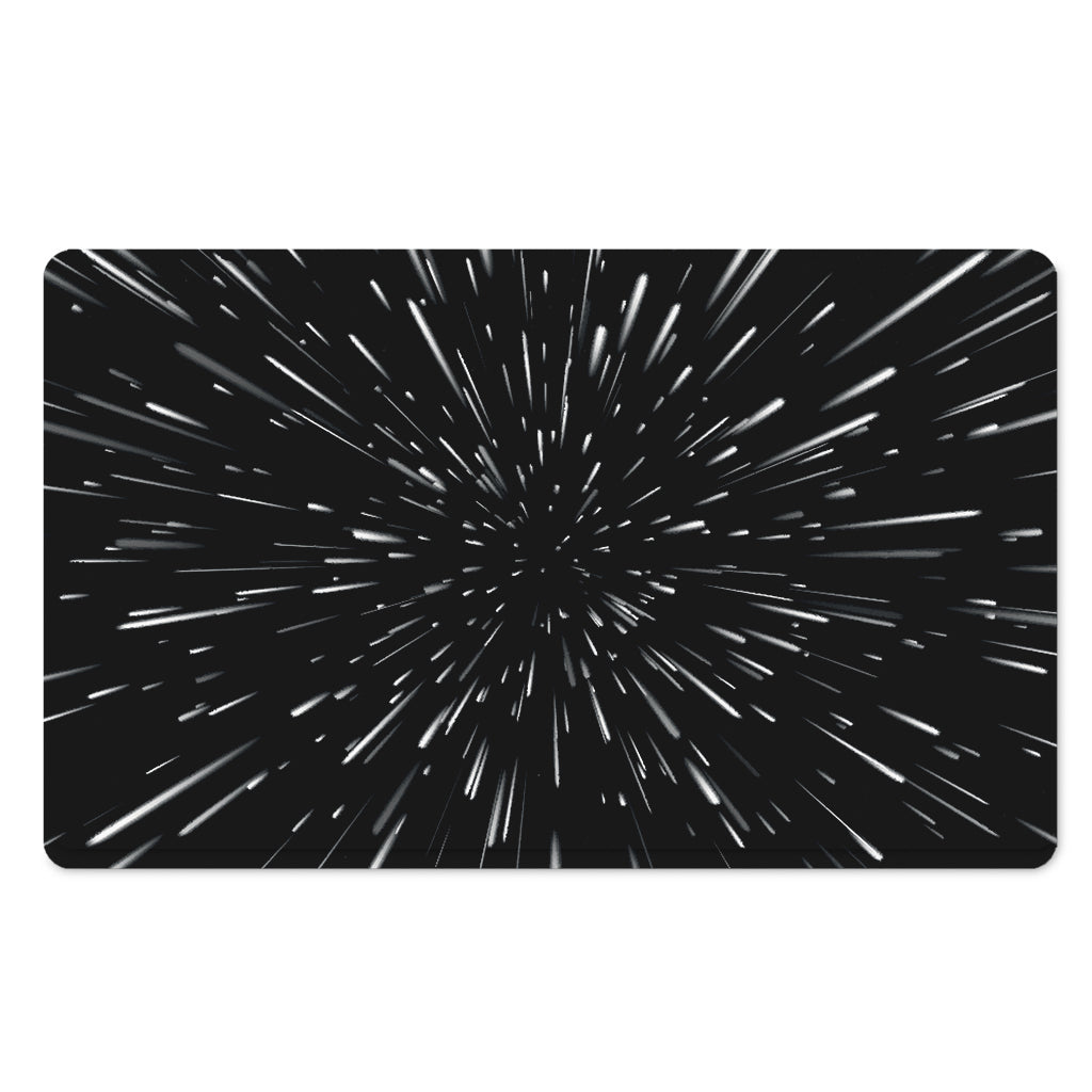 Galaxy Hyperspace Print Polyester Doormat
