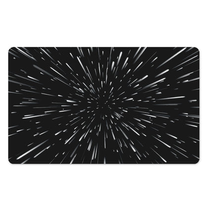 Galaxy Hyperspace Print Polyester Doormat