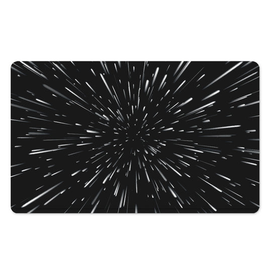 Galaxy Hyperspace Print Polyester Doormat