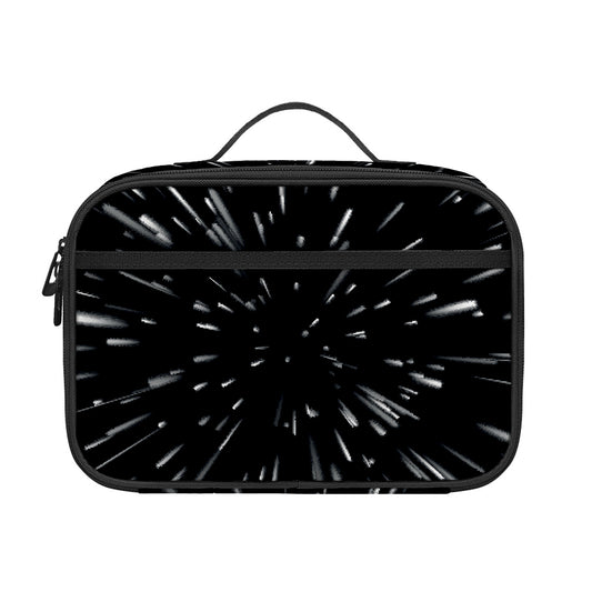 Galaxy Hyperspace Print Portable Lunch Bag