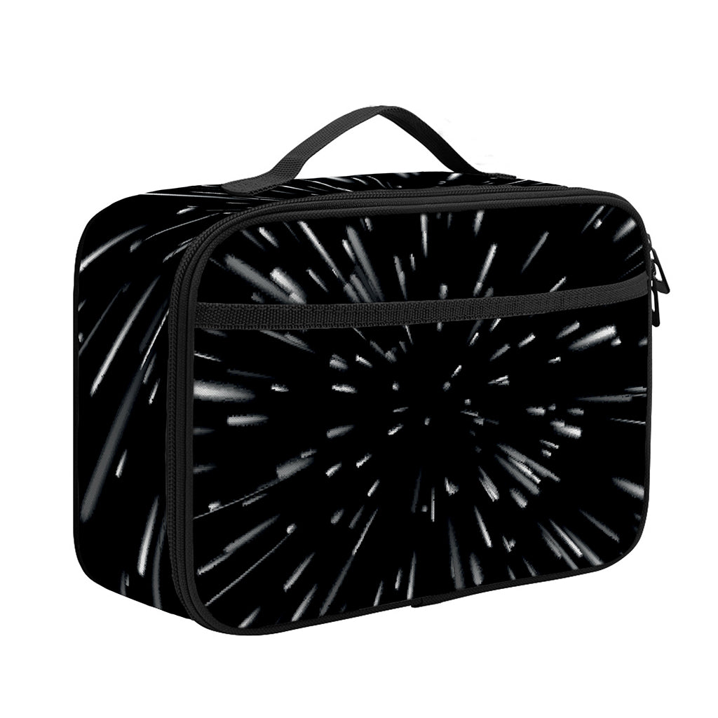 Galaxy Hyperspace Print Portable Lunch Bag