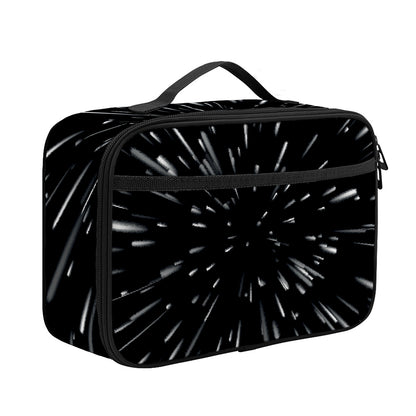 Galaxy Hyperspace Print Portable Lunch Bag