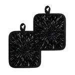 Galaxy Hyperspace Print Pot Holders