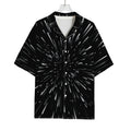 Galaxy Hyperspace Print Rayon Hawaiian Shirt