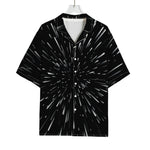 Galaxy Hyperspace Print Rayon Hawaiian Shirt