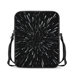 Galaxy Hyperspace Print Rectangular Crossbody Bag