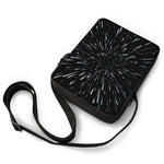 Galaxy Hyperspace Print Rectangular Crossbody Bag