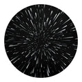 Galaxy Hyperspace Print Round Blanket