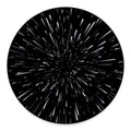 Galaxy Hyperspace Print Round Floor Mat
