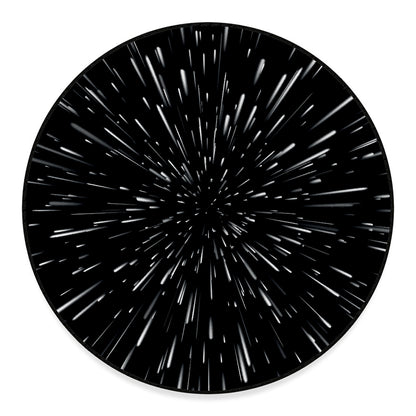 Galaxy Hyperspace Print Round Floor Mat