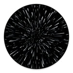 Galaxy Hyperspace Print Round Floor Mat