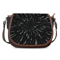 Galaxy Hyperspace Print Saddle Bag
