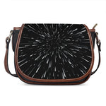 Galaxy Hyperspace Print Saddle Bag