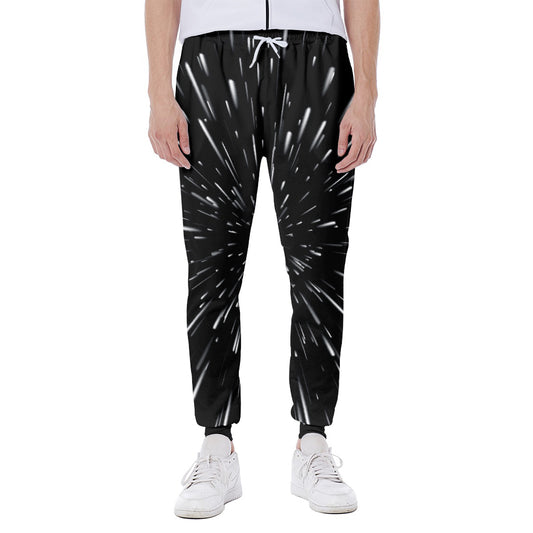 Galaxy Hyperspace Print Scuba Joggers