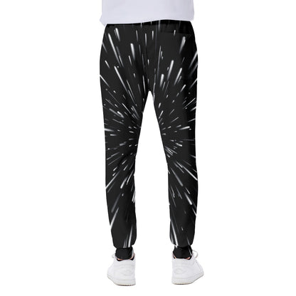 Galaxy Hyperspace Print Scuba Joggers