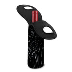 Galaxy Hyperspace Print Single Neoprene Wine Tote