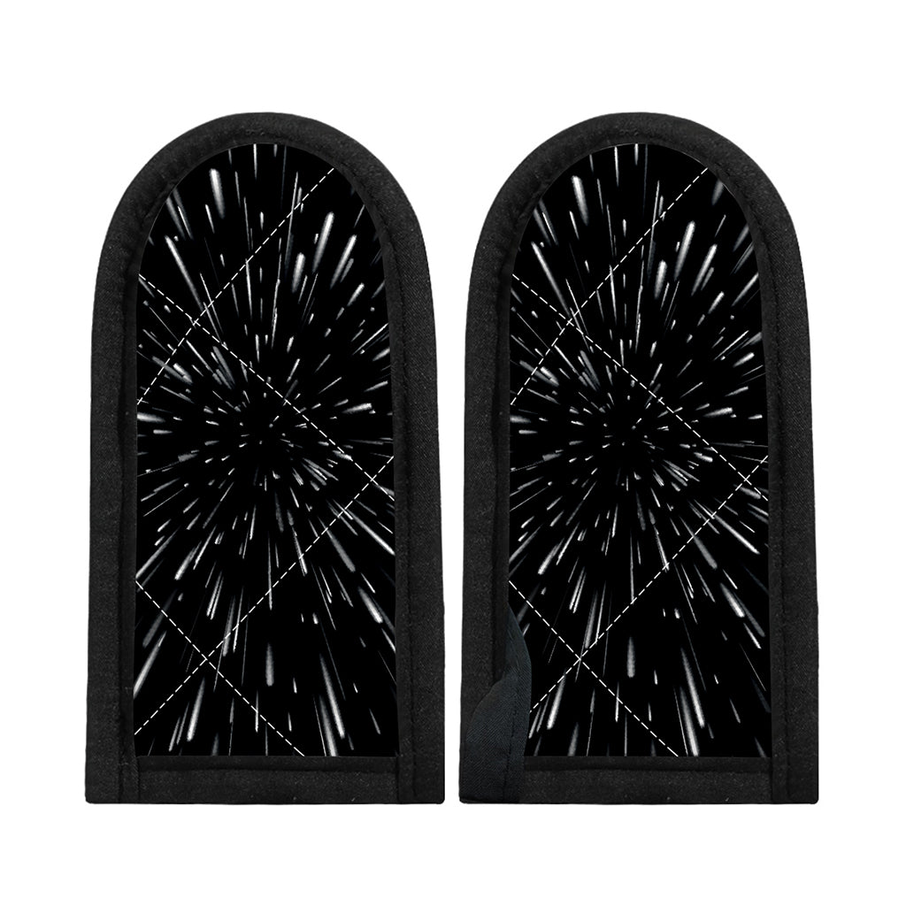 Galaxy Hyperspace Print Skillet Handle Cover