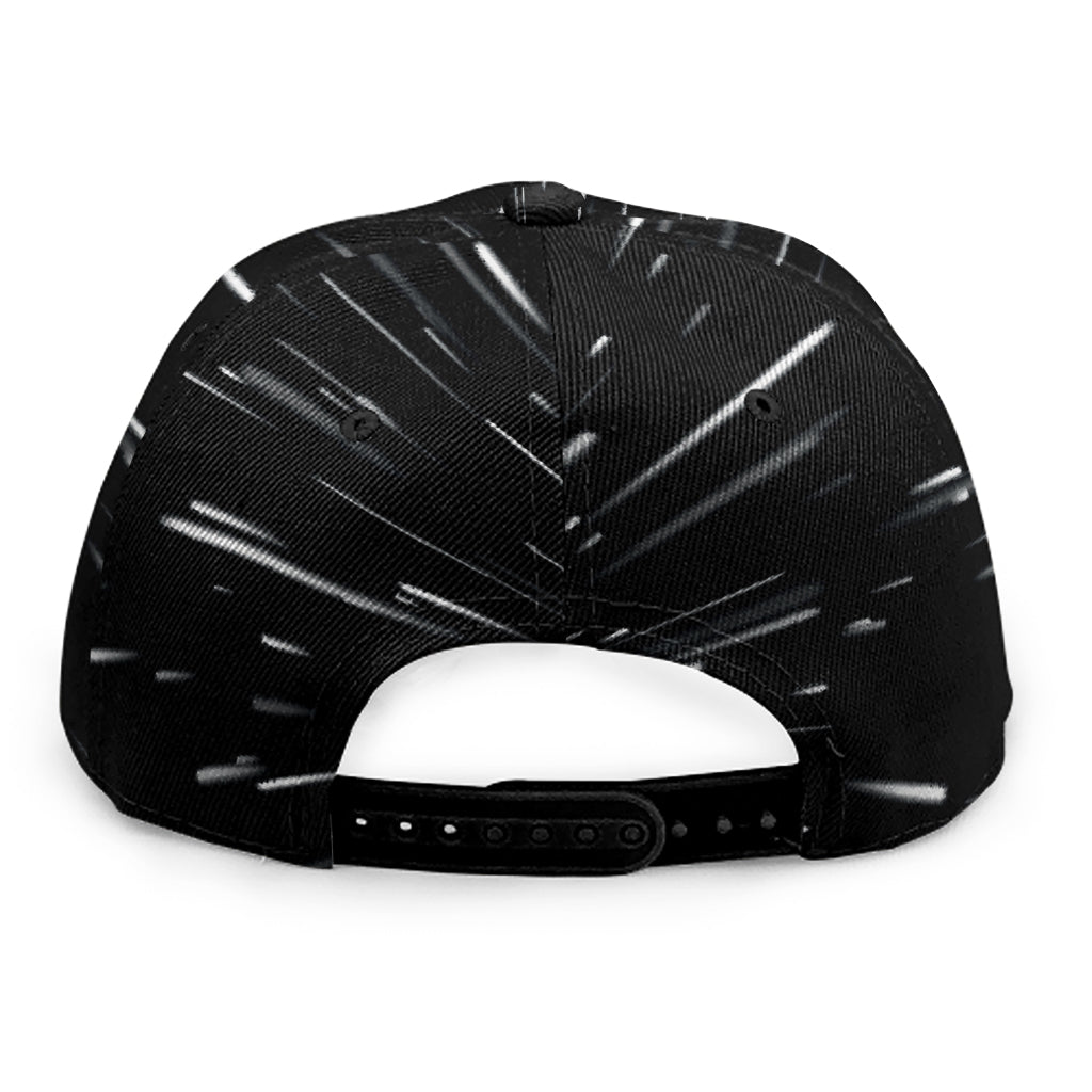 Galaxy Hyperspace Print Snapback Cap