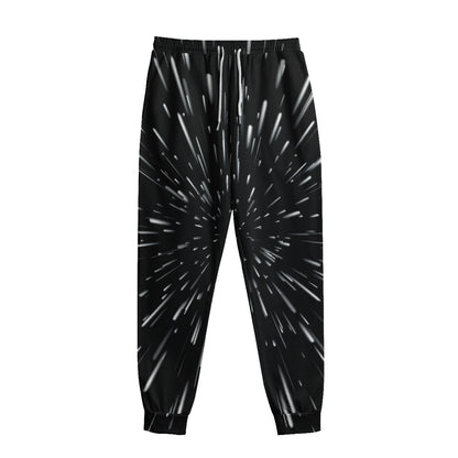 Galaxy Hyperspace Print Sweatpants