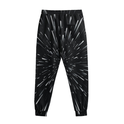 Galaxy Hyperspace Print Sweatpants