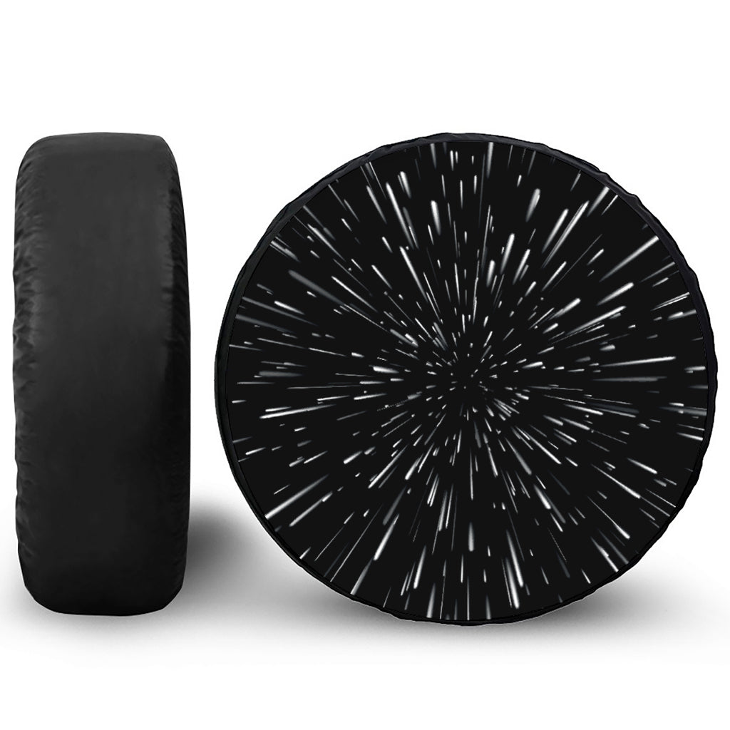 Galaxy Hyperspace Print Tire Cover