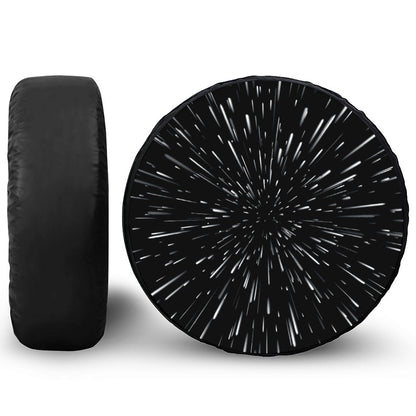 Galaxy Hyperspace Print Tire Cover