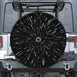 Galaxy Hyperspace Print Tire Cover With Camera Hole