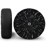 Galaxy Hyperspace Print Tire Cover With Camera Hole