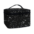 Galaxy Hyperspace Print Travel Makeup Bag