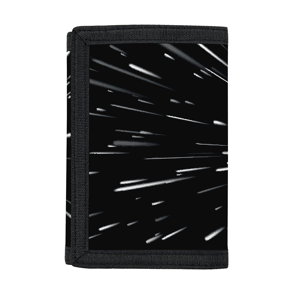 Galaxy Hyperspace Print Trifold Wallet