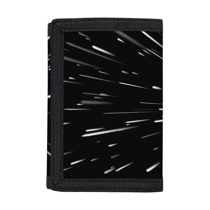 Galaxy Hyperspace Print Trifold Wallet