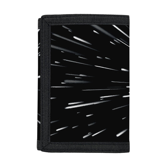 Galaxy Hyperspace Print Trifold Wallet
