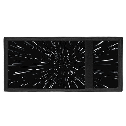 Galaxy Hyperspace Print Trifold Wallet
