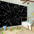Galaxy Hyperspace Print Wall Sticker