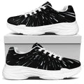 Galaxy Hyperspace Print White Chunky Shoes