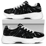 Galaxy Hyperspace Print White Chunky Shoes