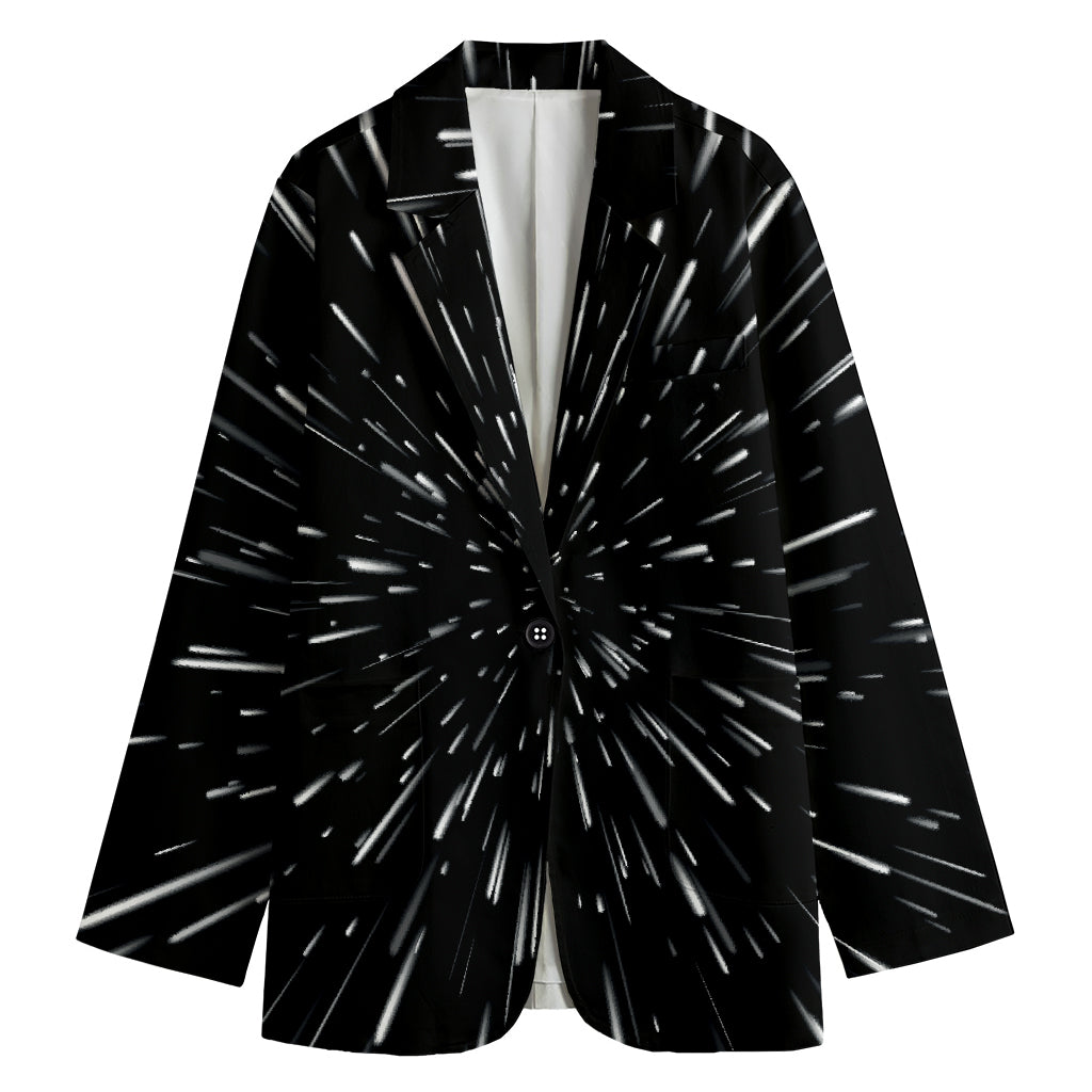 Galaxy Hyperspace Print Women's Blazer
