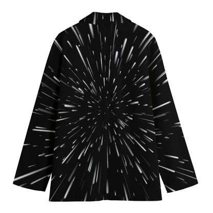 Galaxy Hyperspace Print Women's Blazer