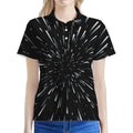 Galaxy Hyperspace Print Women's Polo Shirt