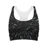 Galaxy Hyperspace Print Women's Sports Bra