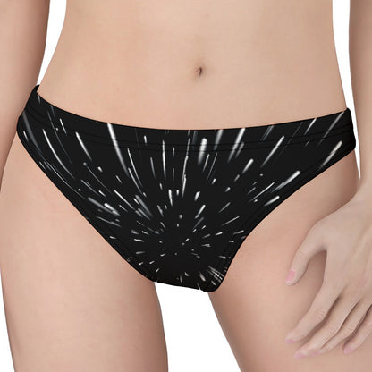 Galaxy Hyperspace Print Women's Thong