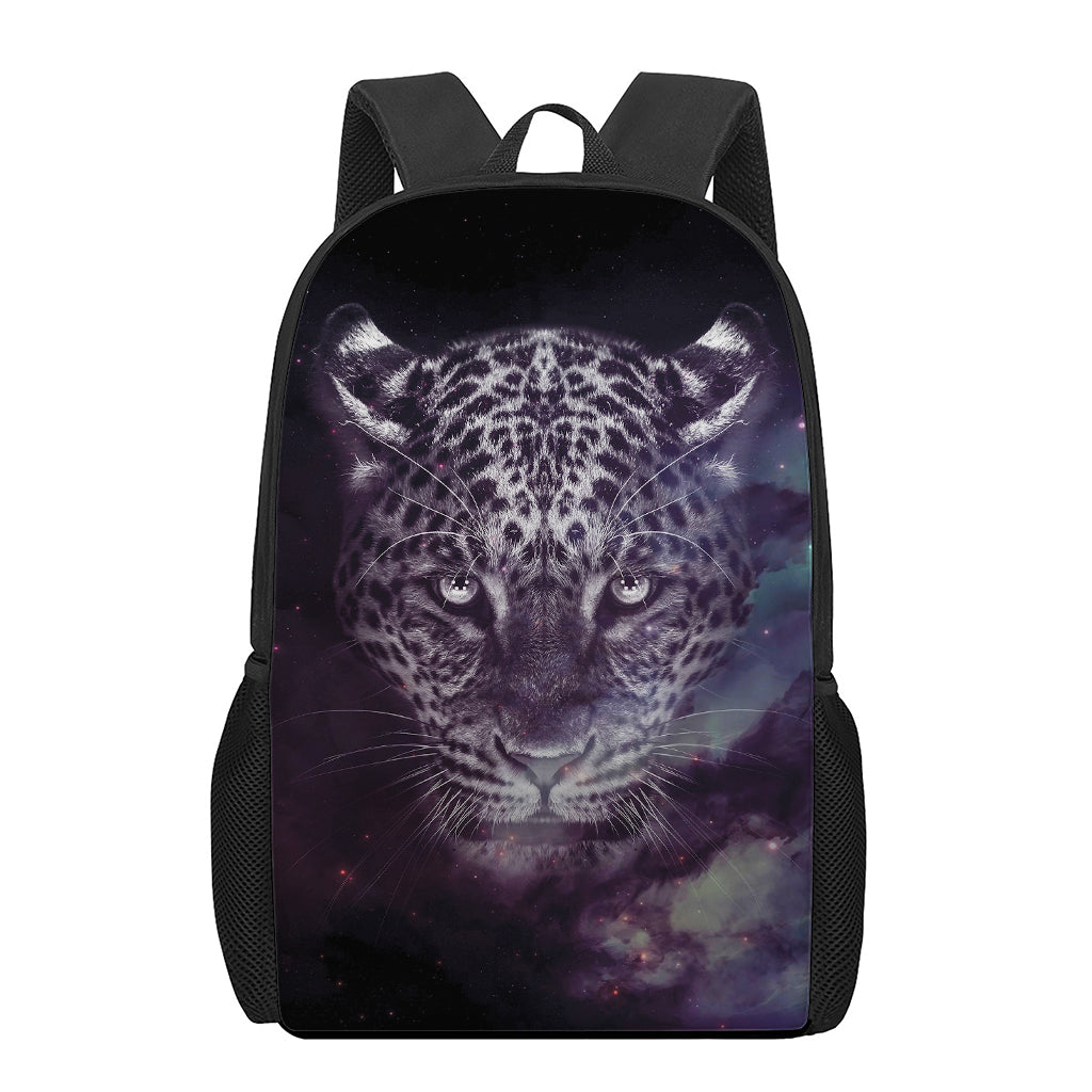 Galaxy Jaguar Print 17 Inch Backpack