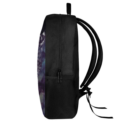 Galaxy Jaguar Print 17 Inch Backpack