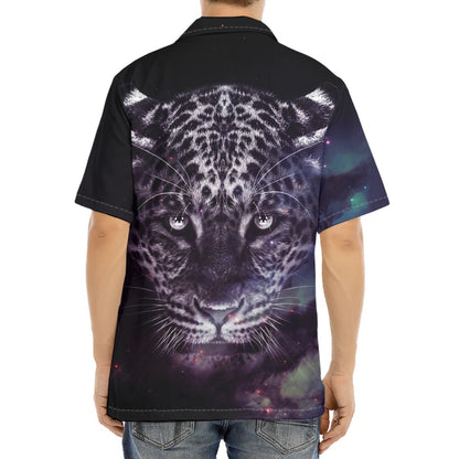 Galaxy Jaguar Print Aloha Shirt