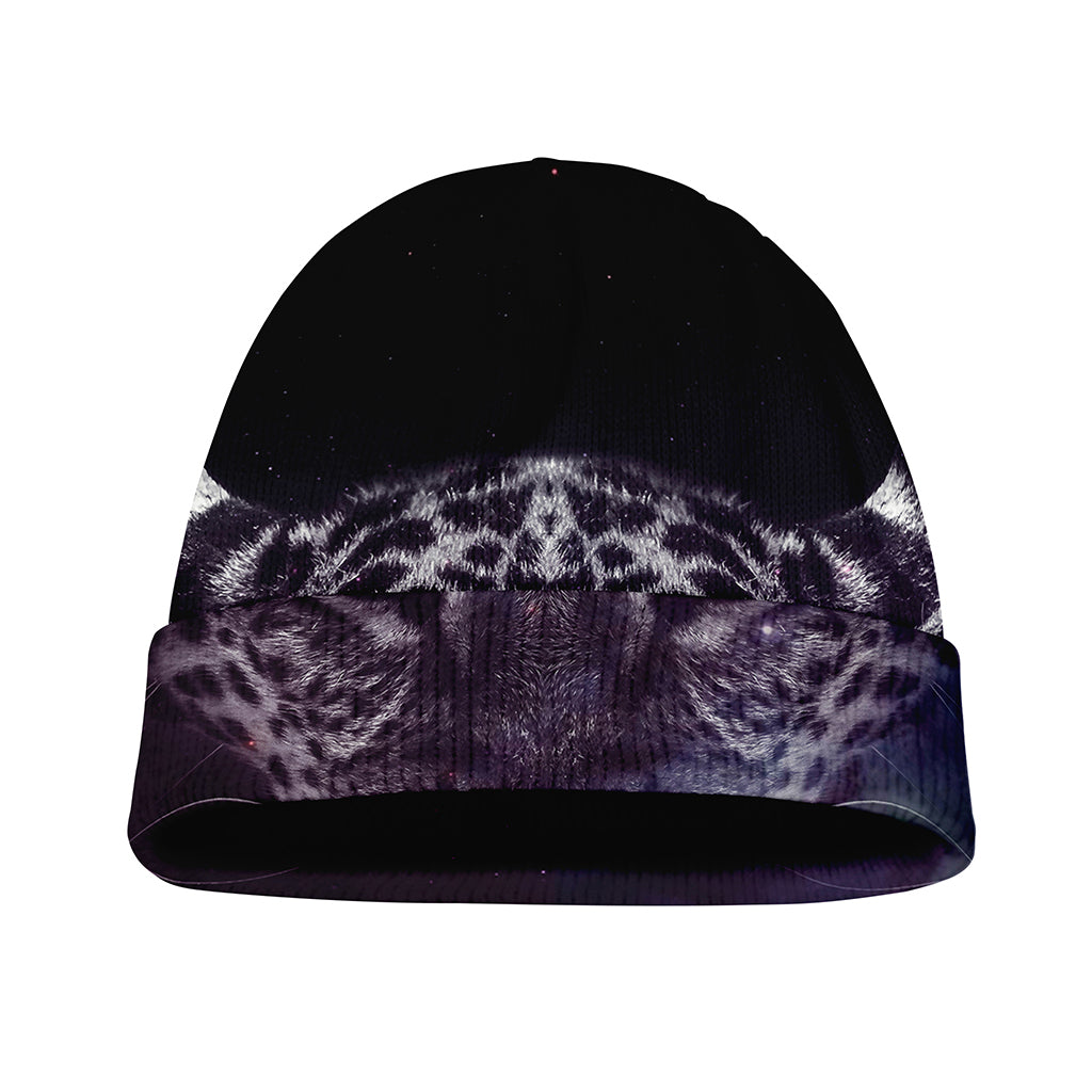 Galaxy Jaguar Print Beanie