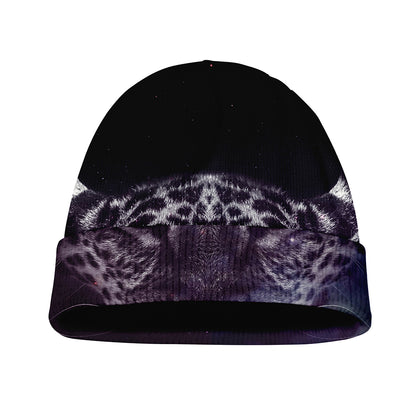 Galaxy Jaguar Print Beanie