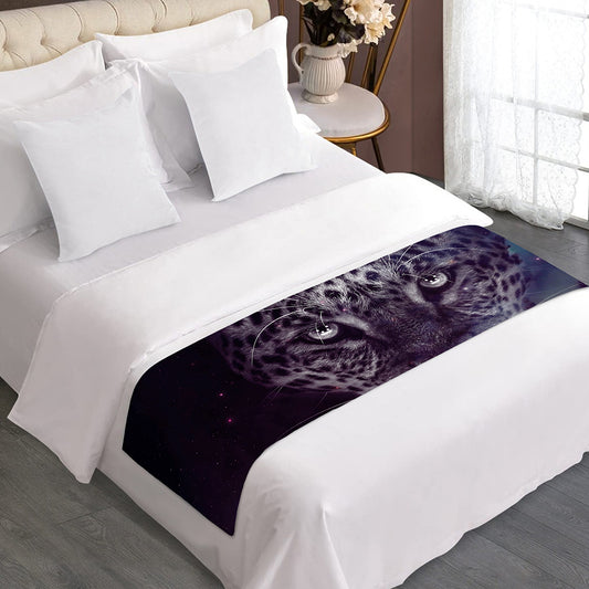 Galaxy Jaguar Print Bed Runner