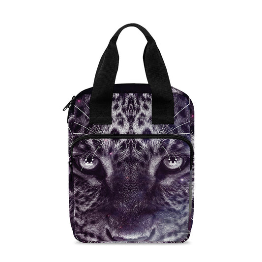 Galaxy Jaguar Print Bible Tote Bag