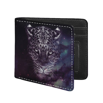 Galaxy Jaguar Print Bifold Wallet
